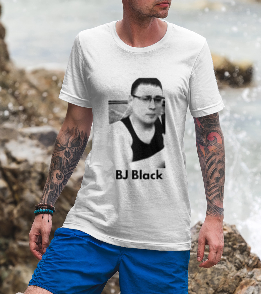 BJ Black Monochrome Sunglasses T-Shirt