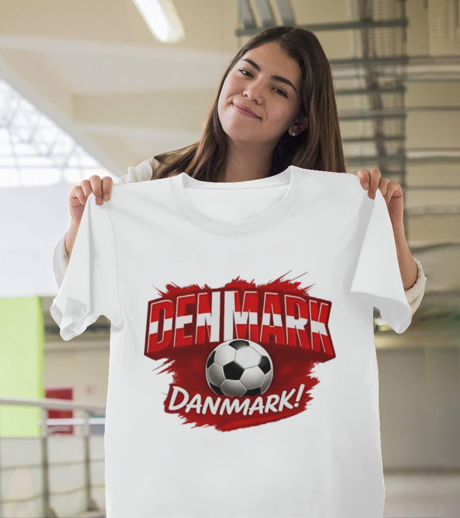Denmark Danmark Soccer FIFA World Cup 2026 Football Team T-Shirt