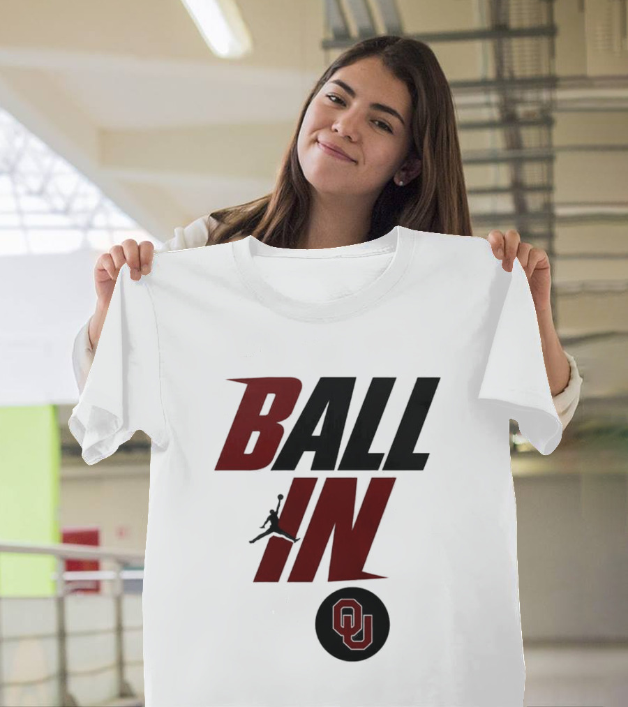 Ball In Oklahoma Sooners OU 2026 Women's Basketball T-Shirt