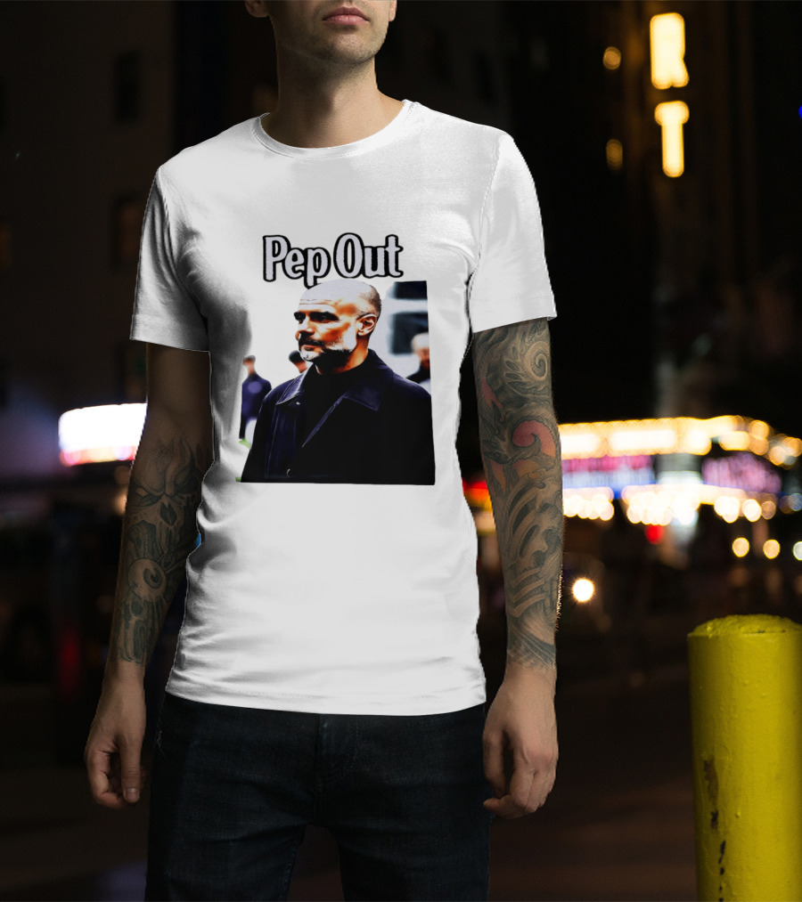 Pep Out Football Manager Critique T-Shirt