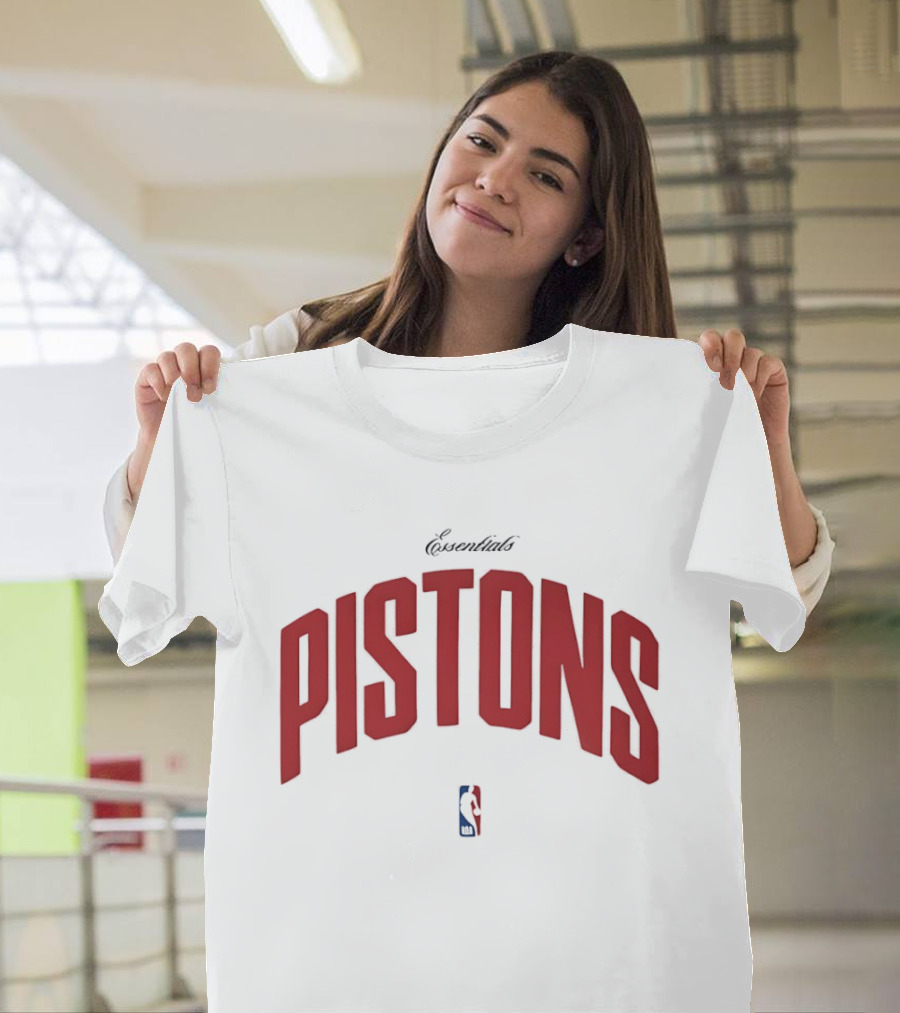 Essentials Detroit Pistons NBA Collaboration T-Shirt