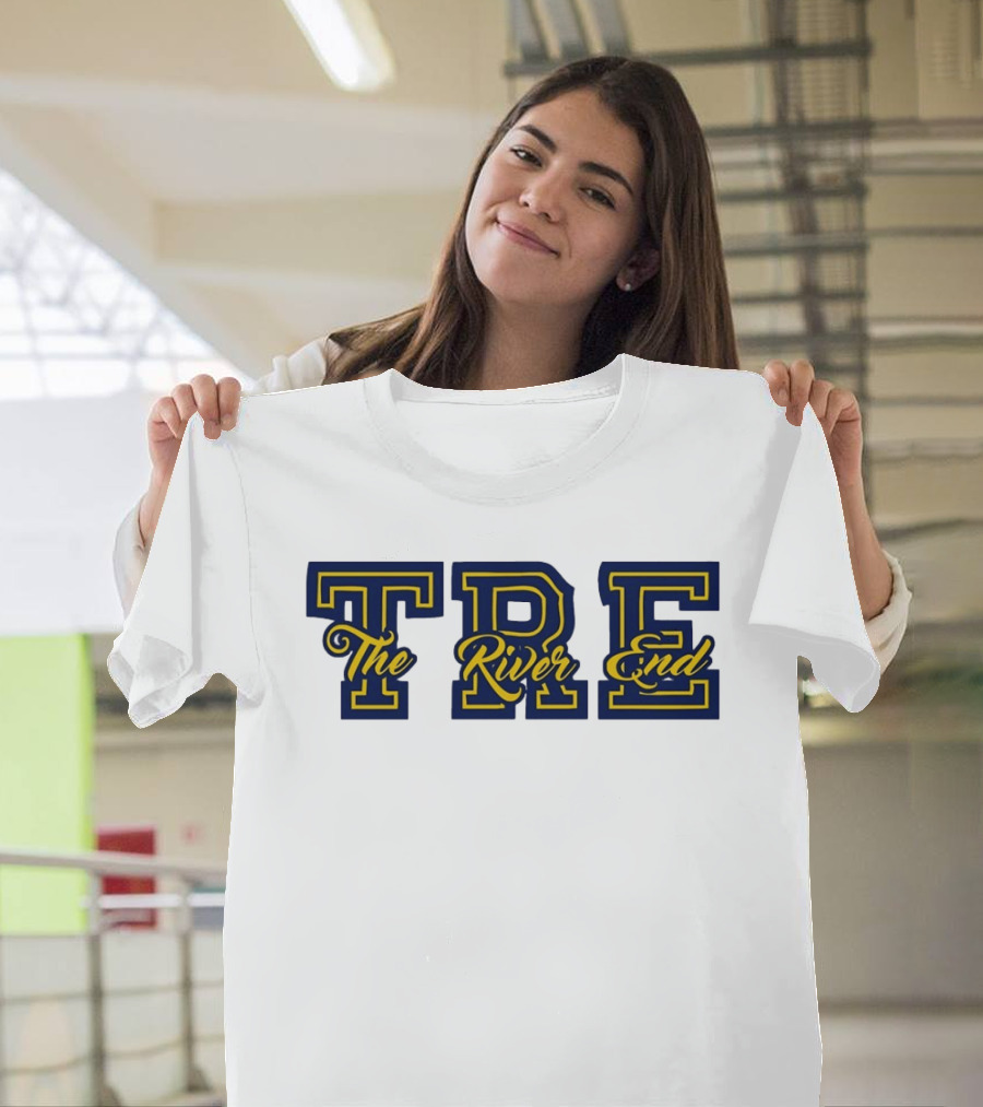TRE The River End Supporters Section Bold Lettering T-Shirt