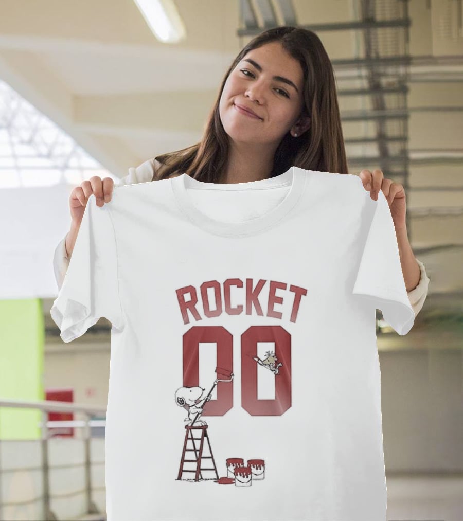 Houston Rockets Snoopy Basketball Rocket 00 T-Shirt