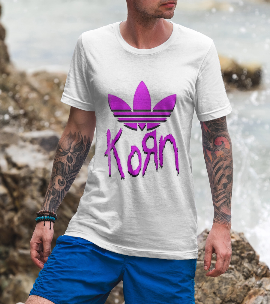 Korn Euro Tour 2026 Adidas Trefoil T-Shirt