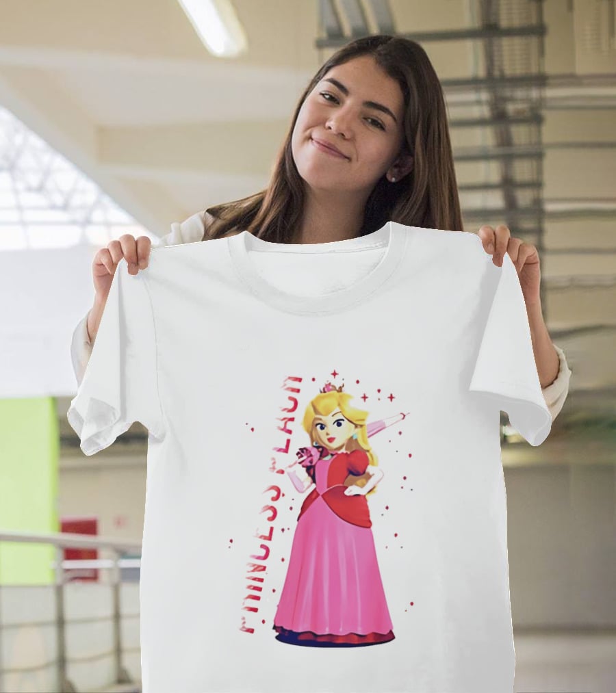Princess Peach Animated Character Princess Peach The Movie T-Shirt