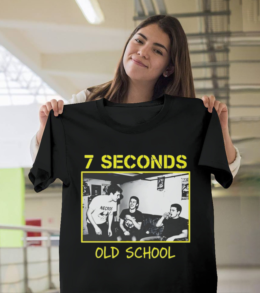 7 Seconds Old School Necros Punk Band Scene T-Shirt