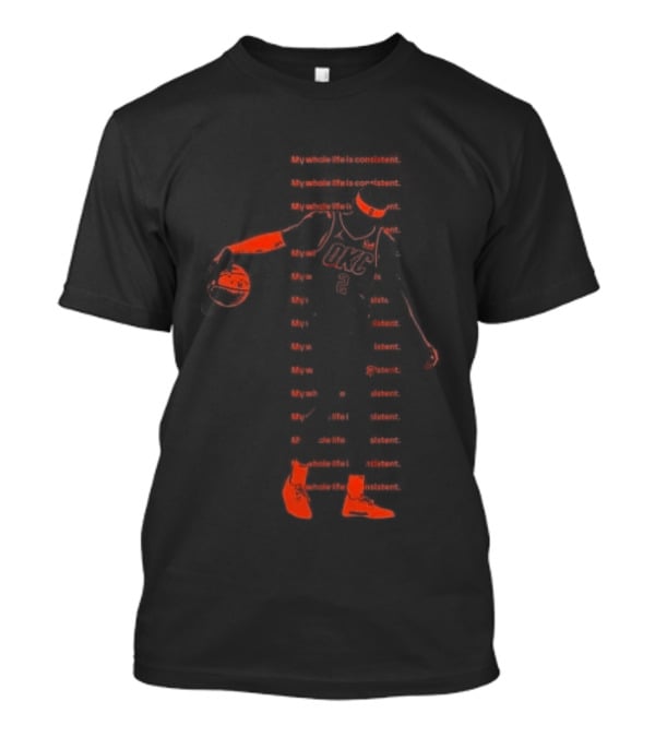 Oklahoma City Thunder Shai Gilgeous Alexander 2026 Legend Night Basketball T-Shirt