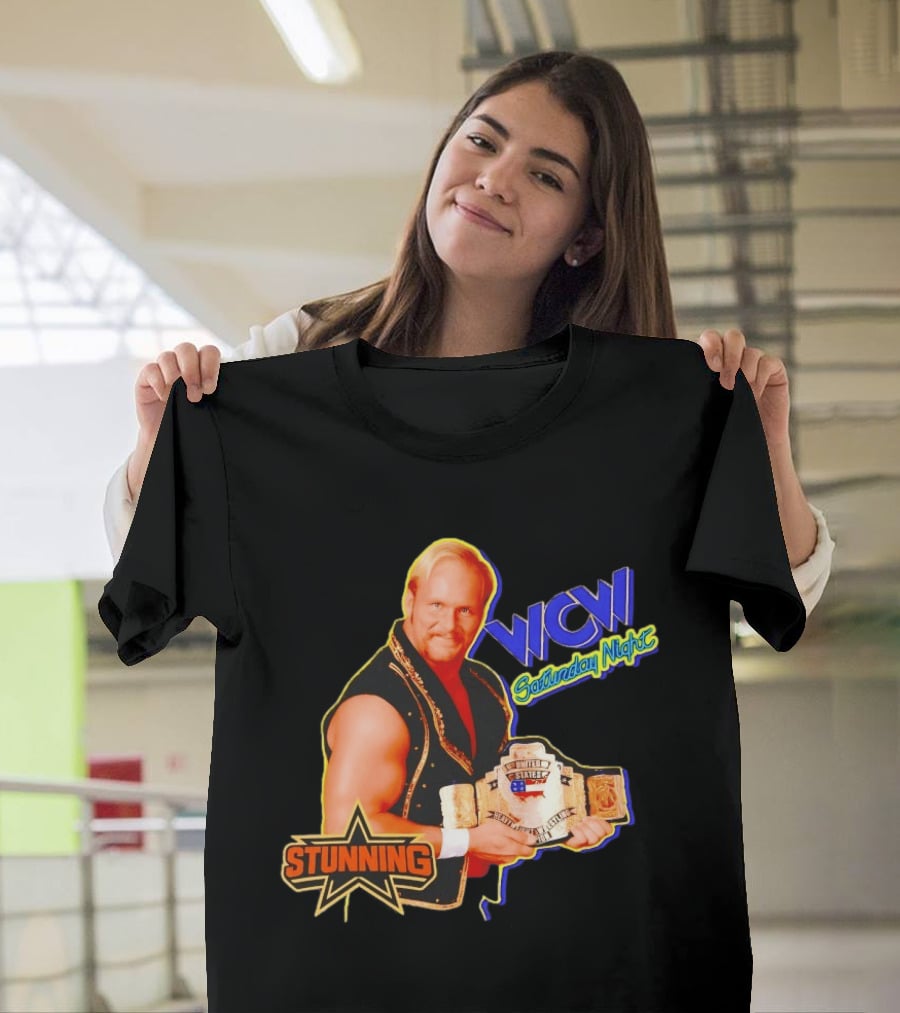 Stunning Steve Austin WCW Saturday Night United States Champion T-Shirt