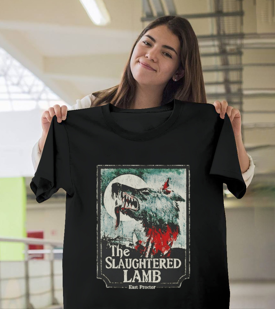The Slaughtered Lamb East Proctor Werewolf Blood Moon Iconic Horror T-Shirt