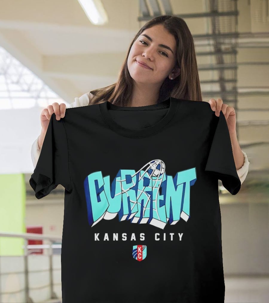 Kansas City Current KC Basketball Net T-Shirt