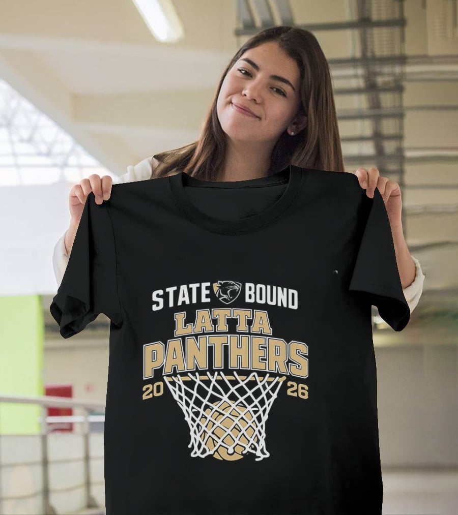 Latta Panthers State Bound Basketball 2026 T-Shirt