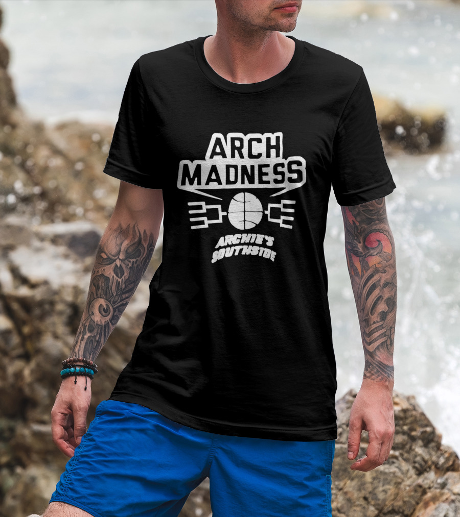 Arch Madness Archie's Southside Basketball Tournament Bracket T-Shirt