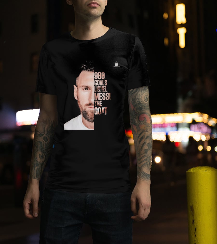 Lionel Messi The GOAT 900 Goals T-Shirt