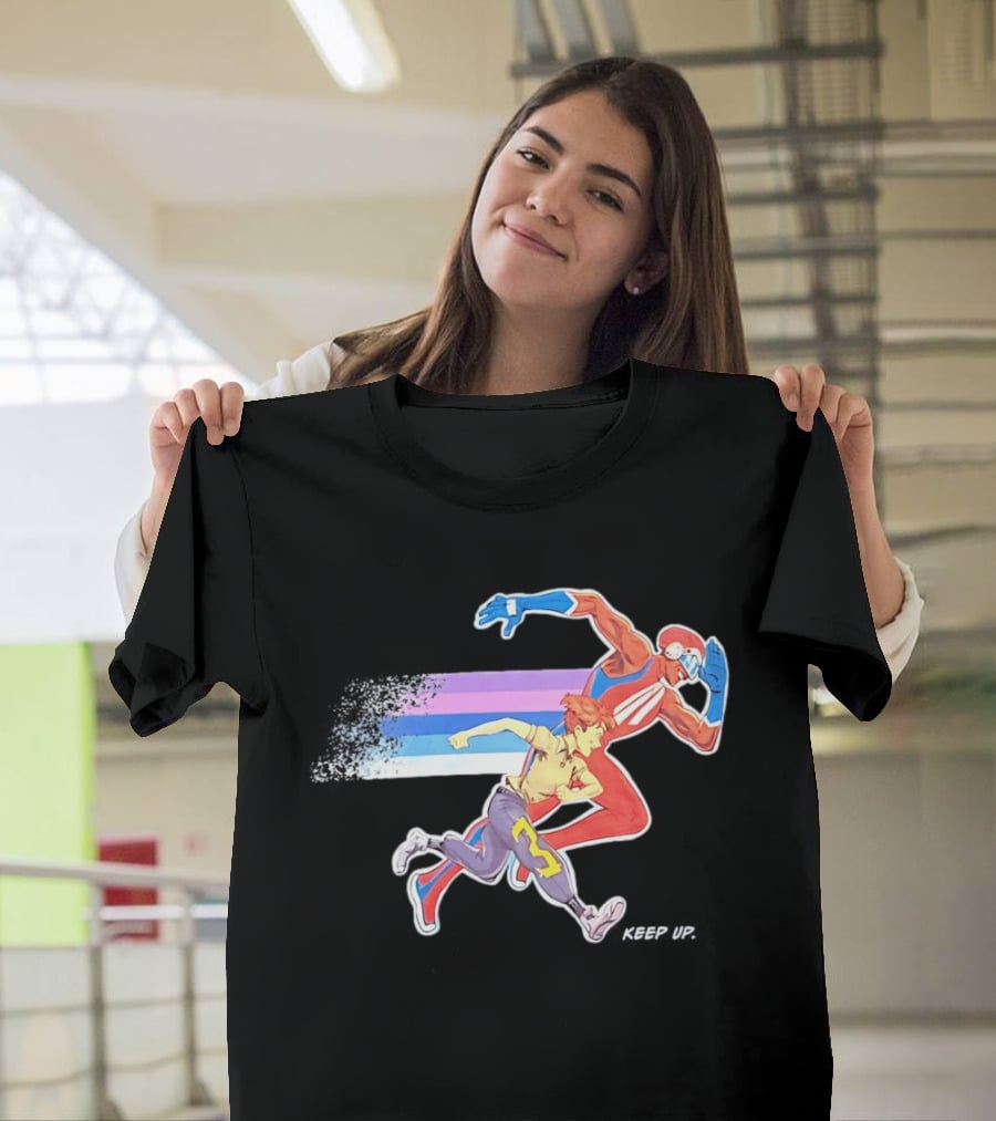 Jaxson Derr Keep Up Colorful Running Duo T-Shirt
