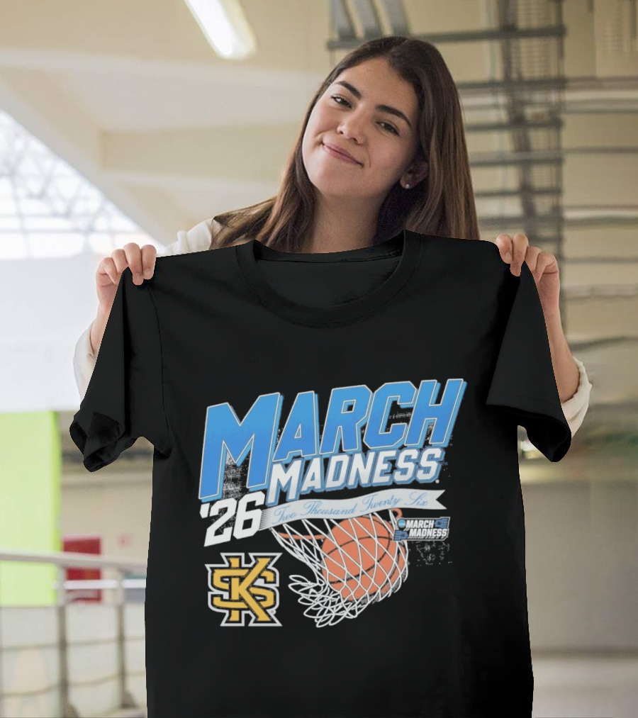 Kennesaw State Owls March Madness 2026 Two Thousand Twenty Six Basketball Net T-Shirt