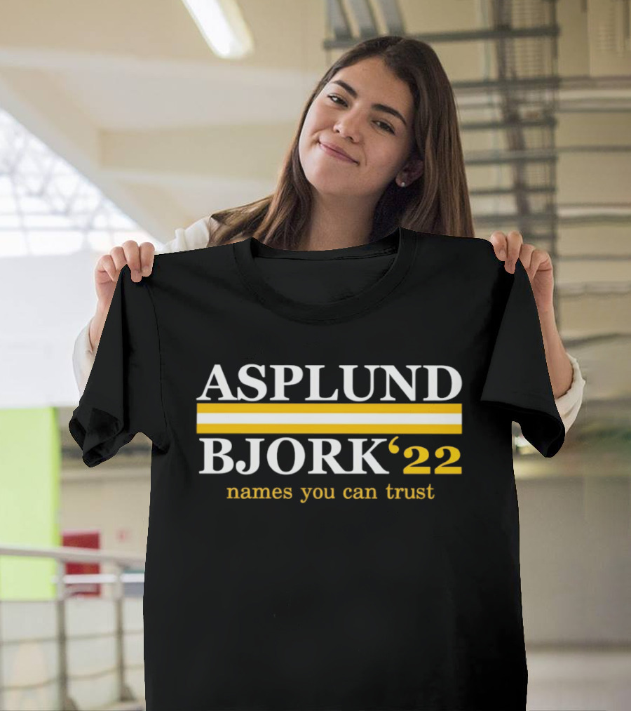 Asplund Bjork 22 Names You Can Trust Buffalo Sabres Hockey T-Shirt