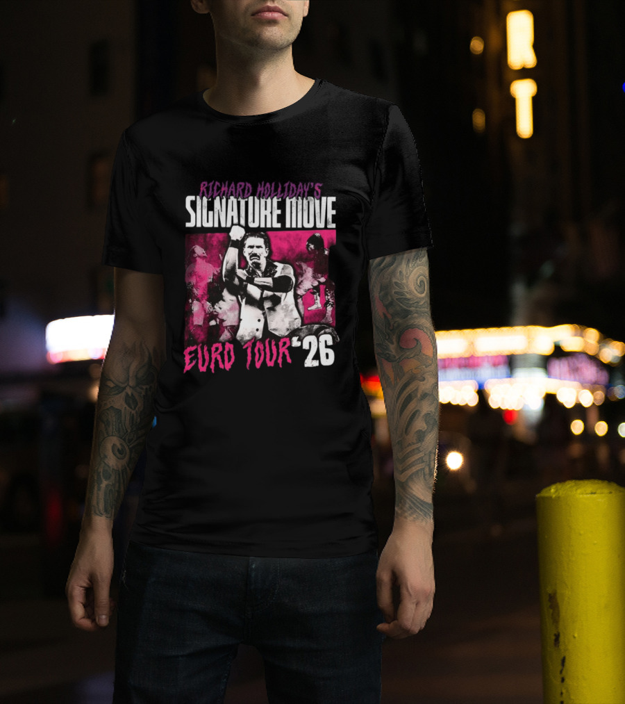 Richard Holliday Signature Move Euro Tour '26 T-Shirt