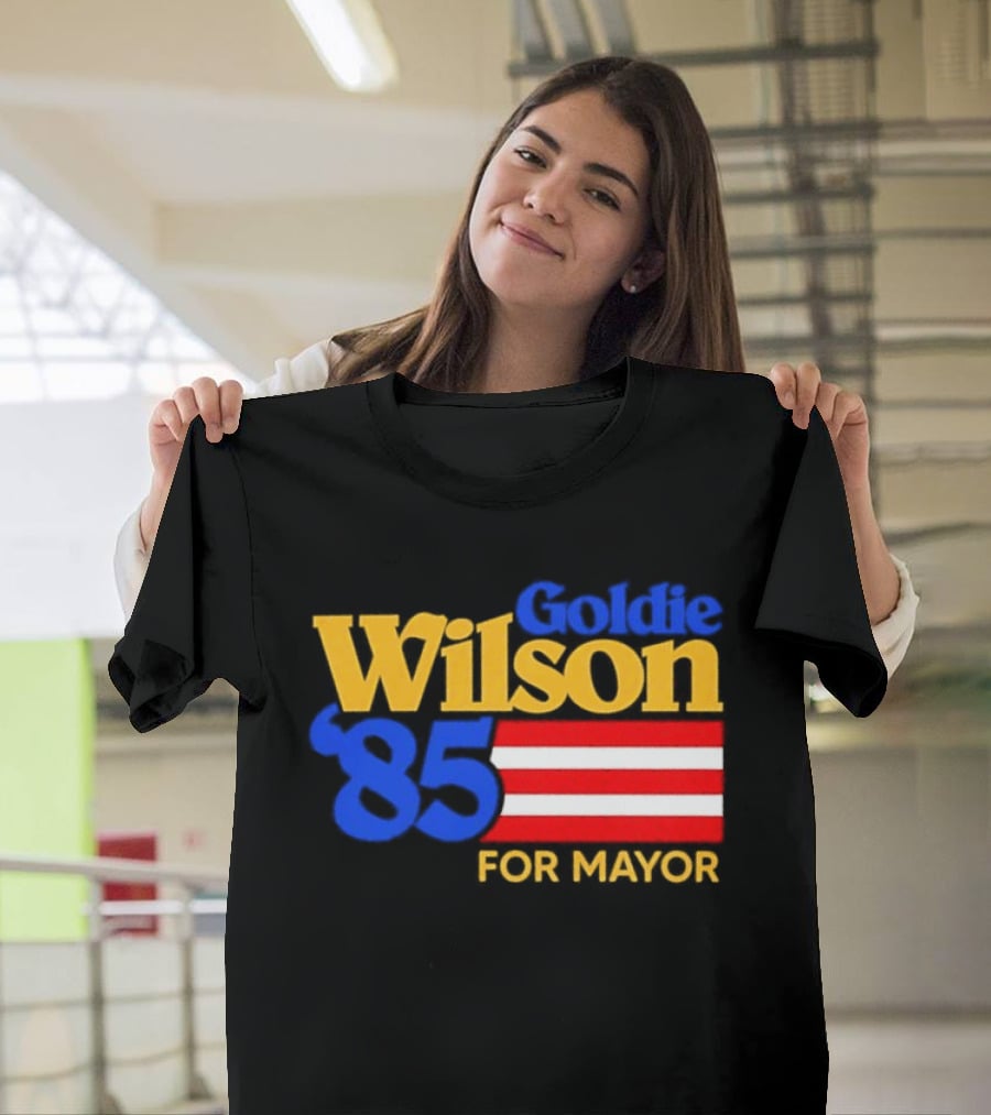 Goldie Wilson '85 For Mayor Back To The Future T-Shirt