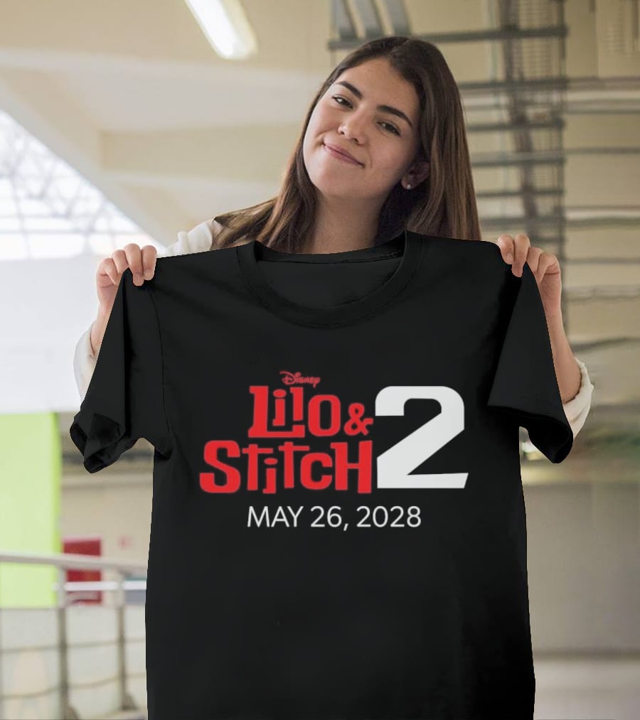 Lilo And Stitch 2 Disney May 26 2028 T-Shirt