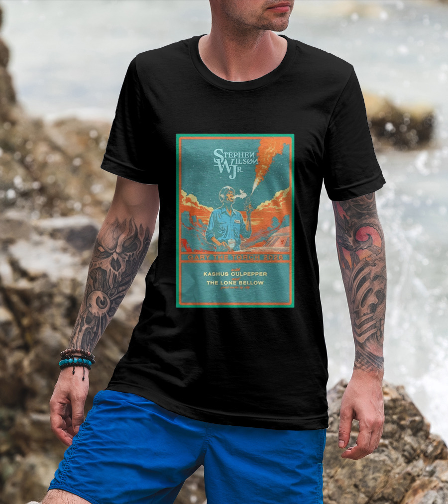Stephen Wilson JR. Gary The Torch 2026 Tour Kashus Culpepper The Lone Bellow T-Shirt