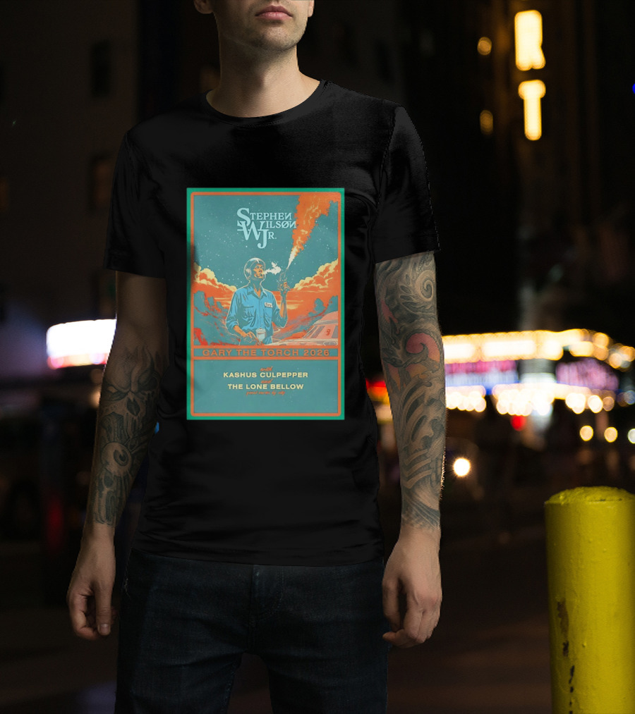Stephen Wilson JR. Gary The Torch 2026 Tour Kashus Culpepper The Lone Bellow T-Shirt