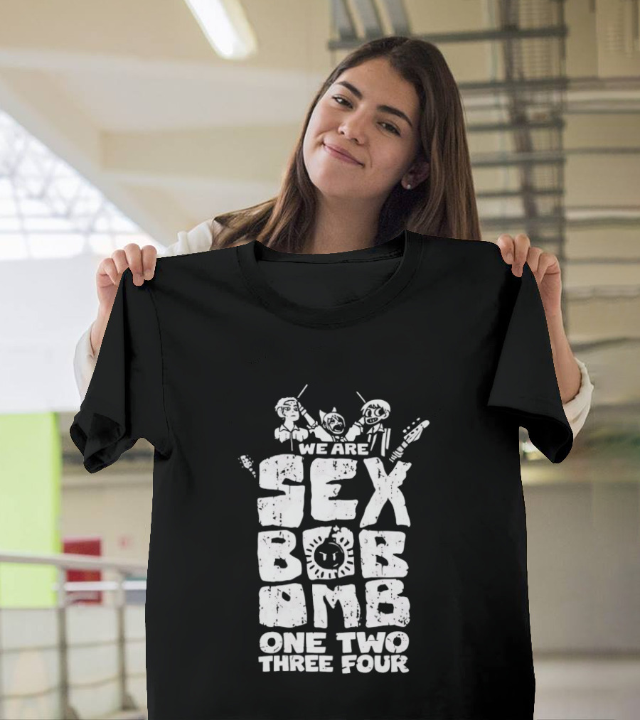 We Are Sex Bob Omb One Two Three Four Band T-Shirt