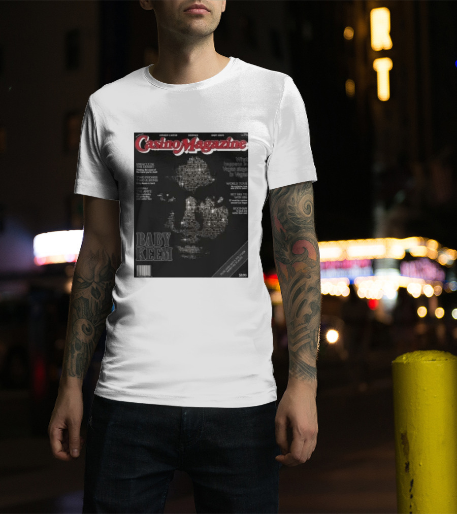 Casino Magazine Baby Keem World Tour Las Vegas Exclusive T-Shirt