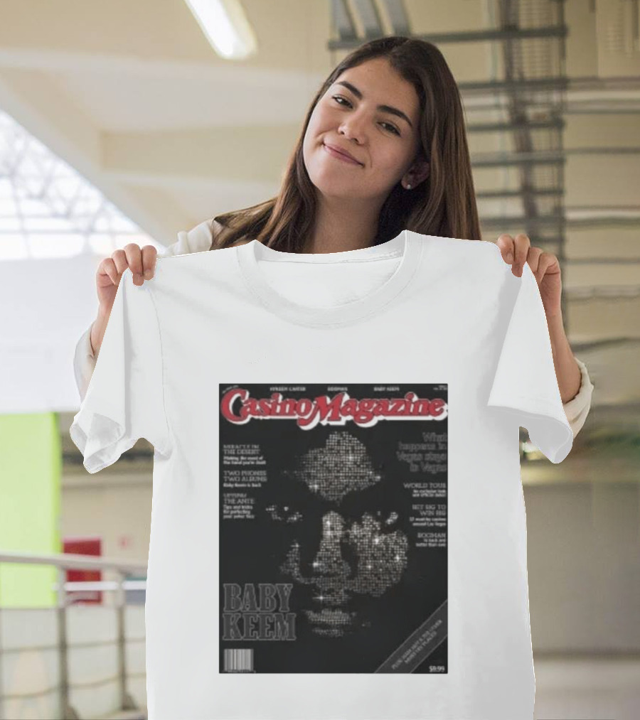 Casino Magazine Baby Keem World Tour Las Vegas Exclusive T-Shirt