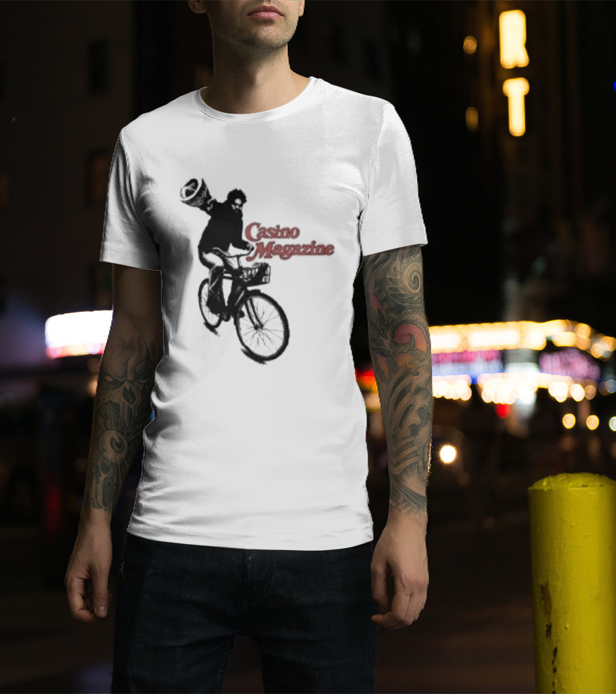 Baby Keem Limited Edition Casino Magazine Cyclist T-Shirt