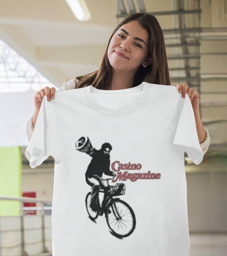 Baby Keem Limited Edition Casino Magazine Cyclist T-Shirt