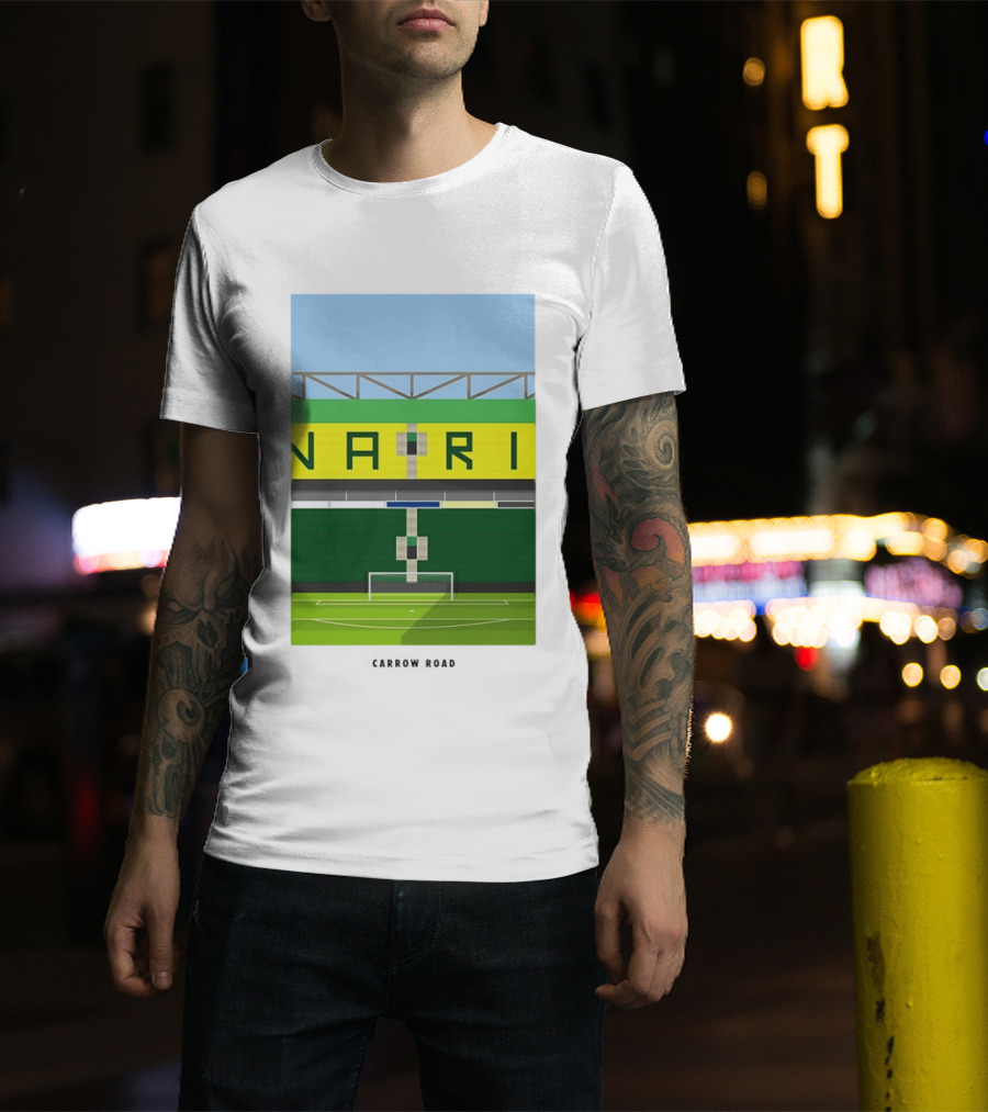 The Canaries Carrow Road Stadium Iconic Architecture T-Shirt