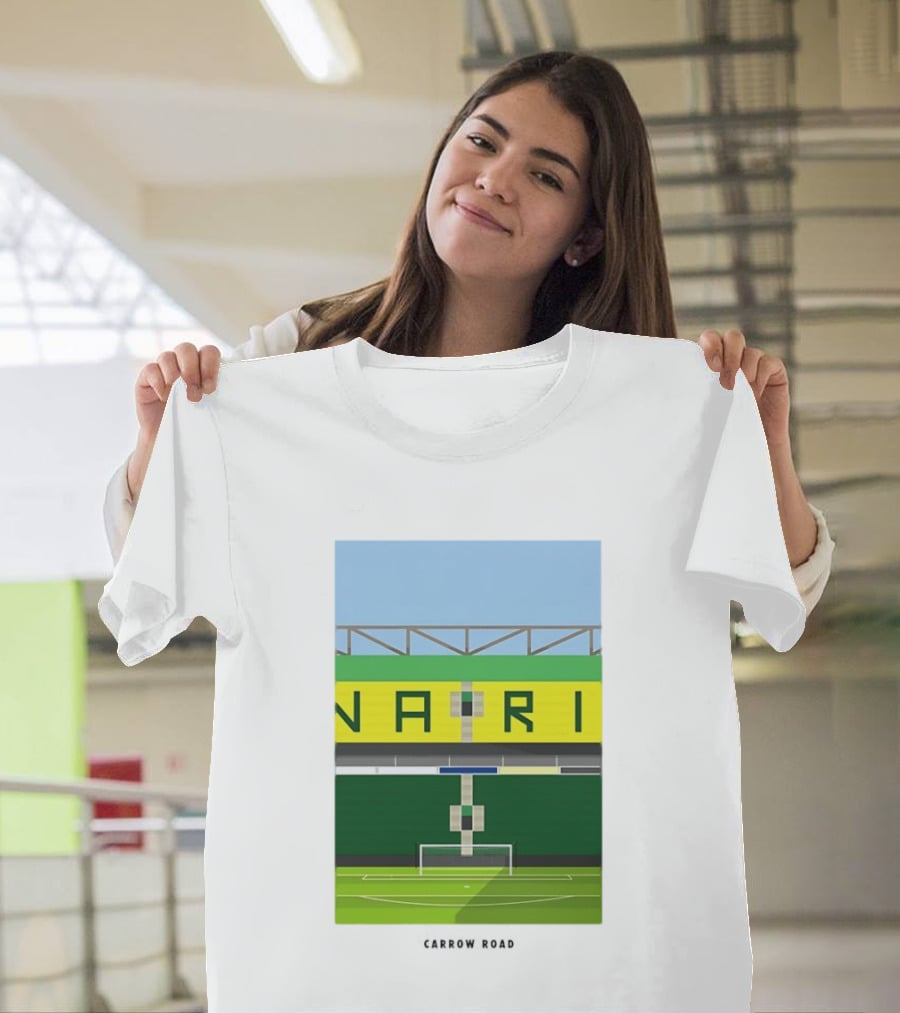 The Canaries Carrow Road Stadium Iconic Architecture T-Shirt