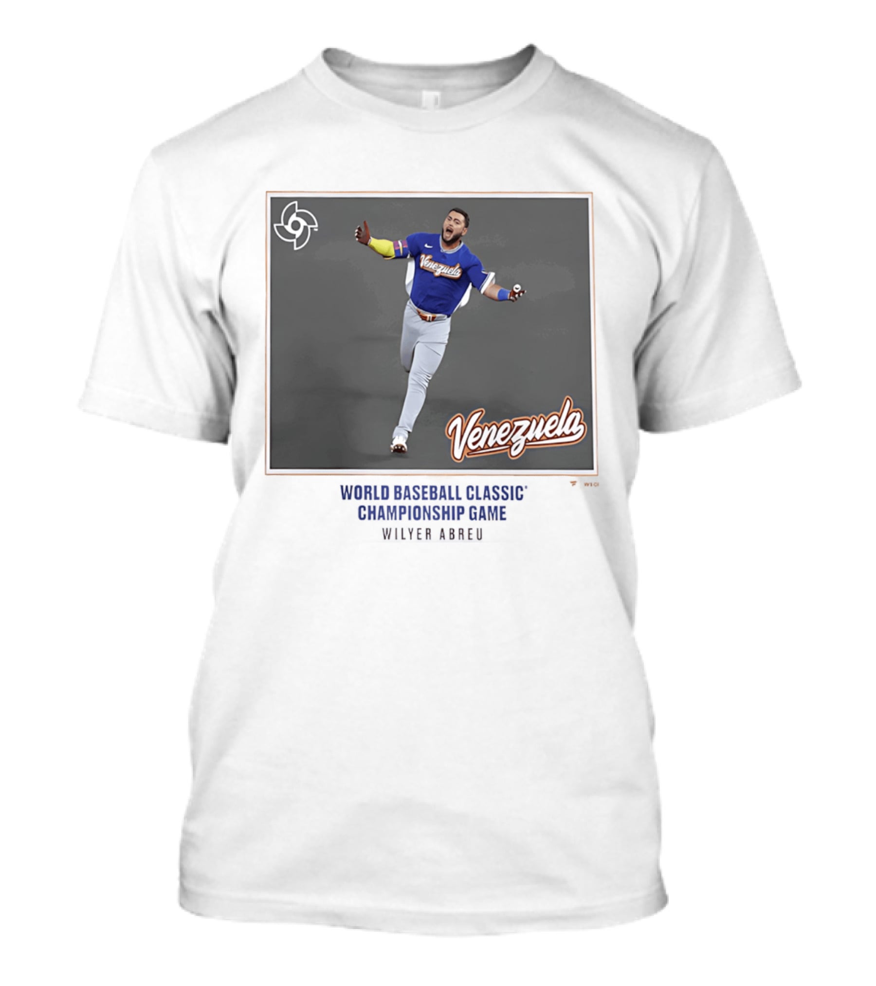 Venezuela Wilyer Abreu 2026 World Baseball Classic Championship Home Run Celebration T-Shirt