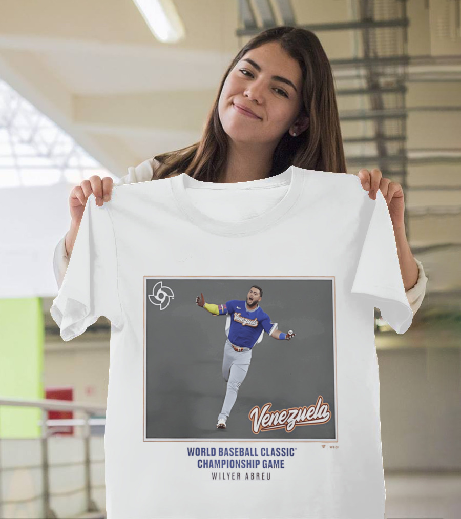 Venezuela Wilyer Abreu 2026 World Baseball Classic Championship Home Run Celebration T-Shirt