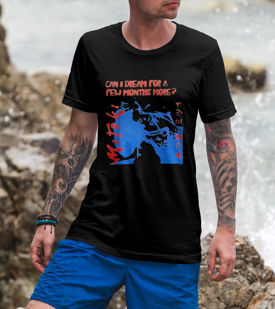 Can I Dream For Few Months More Unique Abstract Peaceful Face Blue And Red T-Shirt