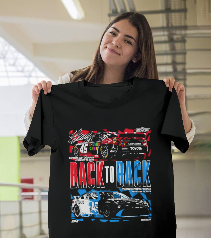 Back To Back Daytona 500 2026 Echopark Speedway Toyota Racing T-Shirt