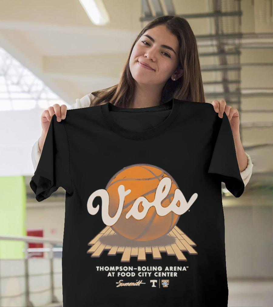Tennessee Volunteers Basketball Vols Thompson Boling Arena Food City The Summitt Court T-Shirt