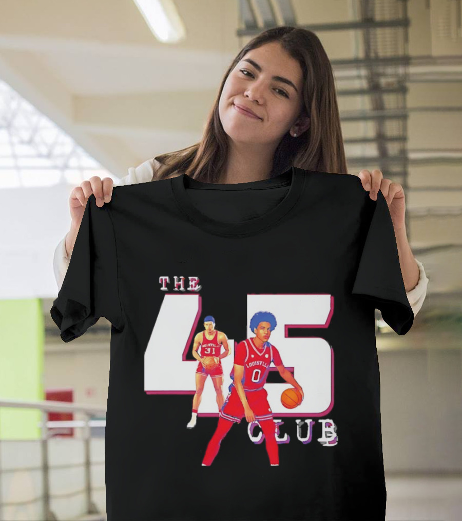 The 45 Club Louisville Cardinals Basketball Mikel Brown 31 And 0 T-Shirt