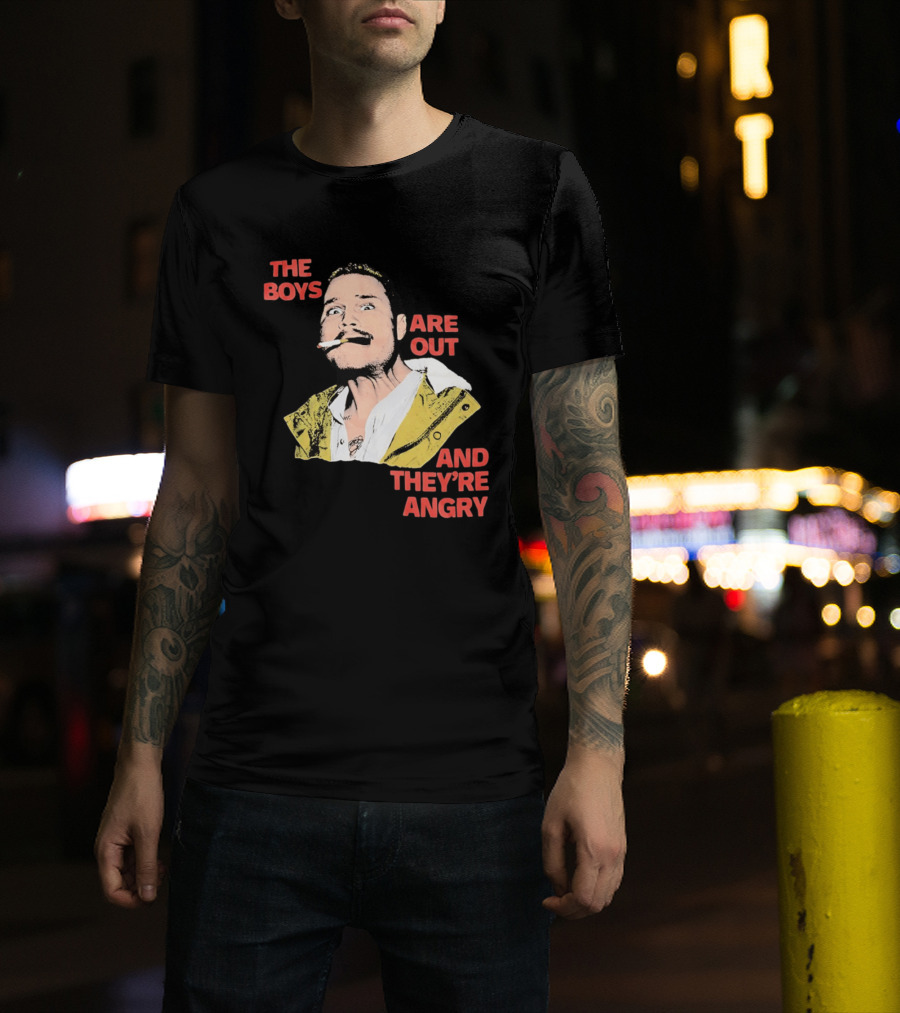 Zach Bryan The Boys Are Out And They're Angry Bold Comic T-Shirt