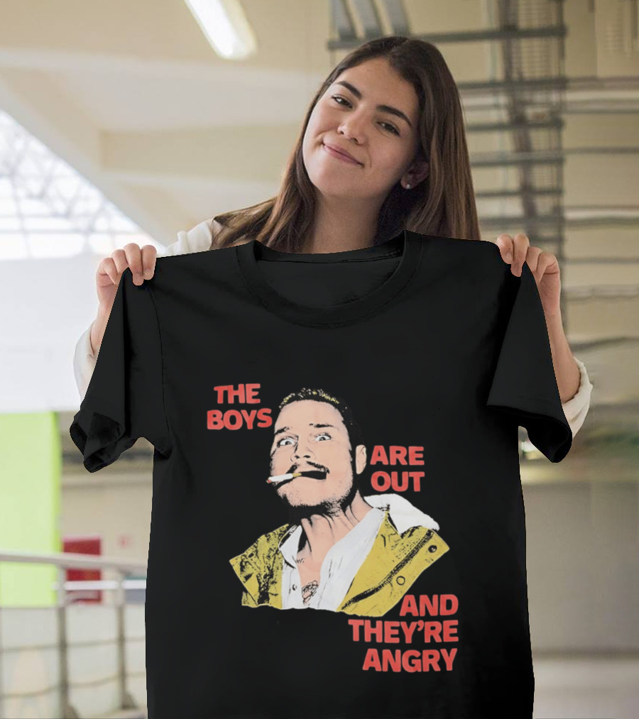 Zach Bryan The Boys Are Out And They're Angry Bold Comic T-Shirt