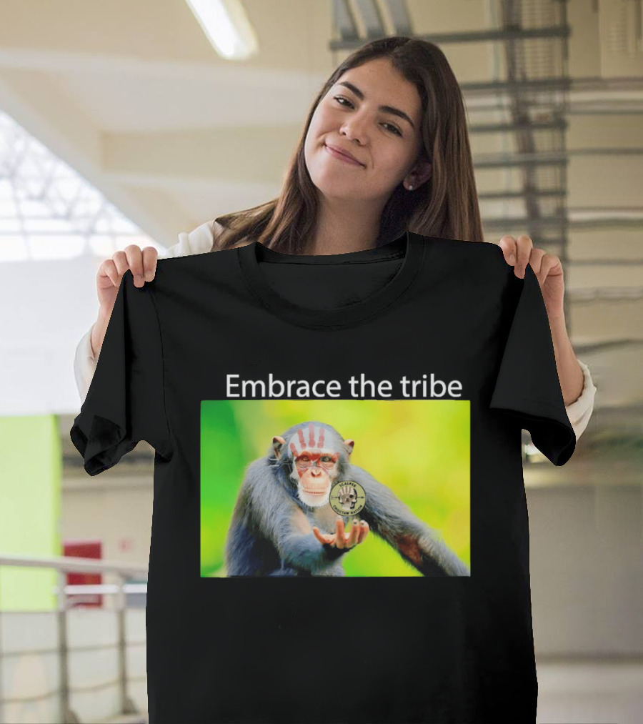 Scalper Choctaw Nation Monkey Embrace The Tribe Handprint T-Shirt