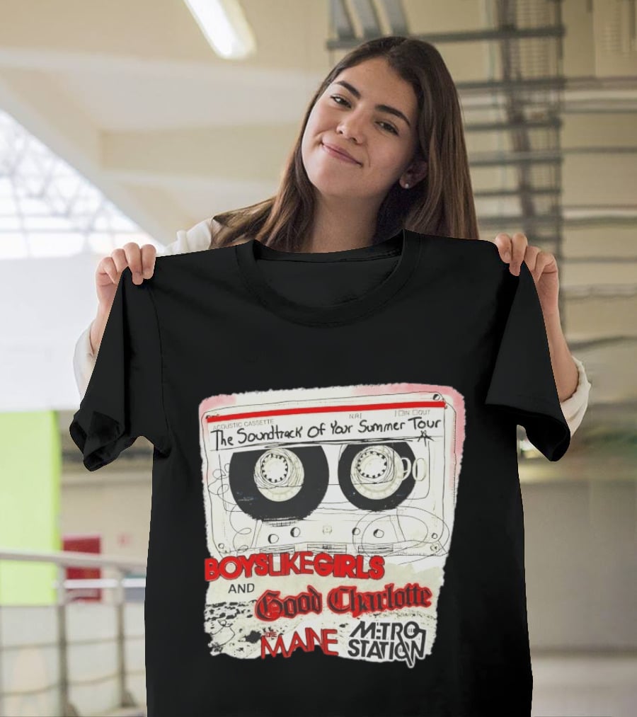 The Soundtrack Of Your Summer Tour Boys Like Girls Good Charlotte The Maine Metro Station T-Shirt