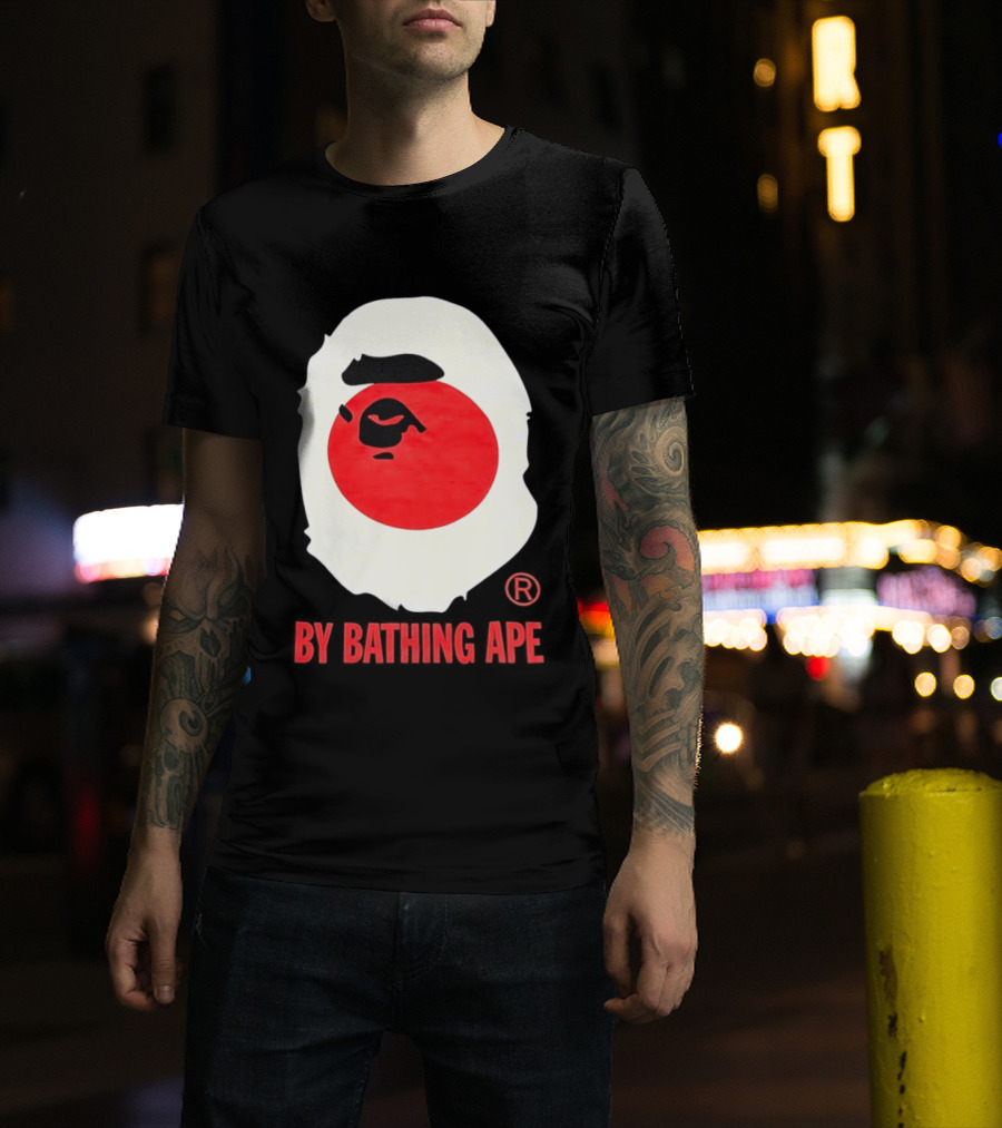 By Bathing Ape Japan Flag T-Shirt