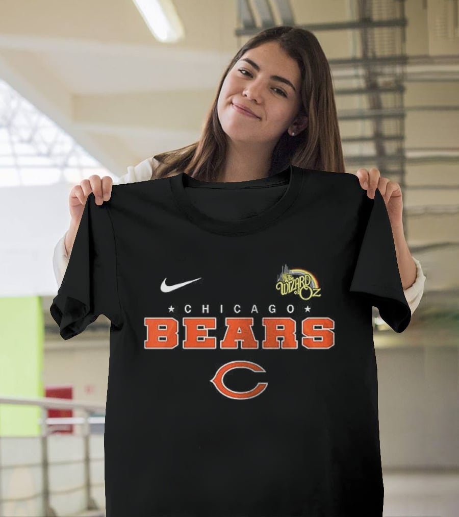 Nike Chicago Bears Lollipop Guild Wizard Of Oz Collaboration T-Shirt