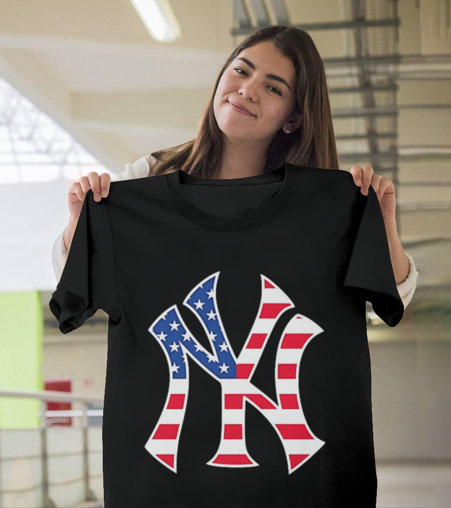 New York Yankees Military Appreciation Red White Blue Stars And Stripes T-Shirt