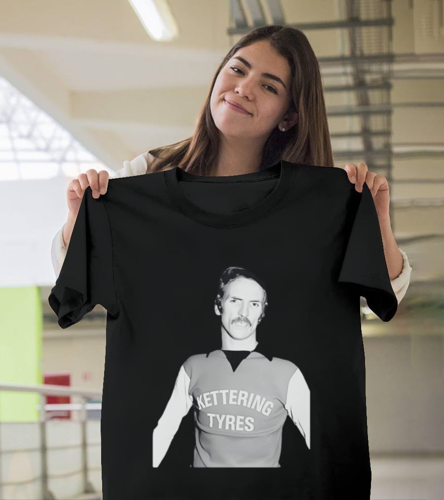 Derek Dougan Kettering Tyres Football Top T-Shirt