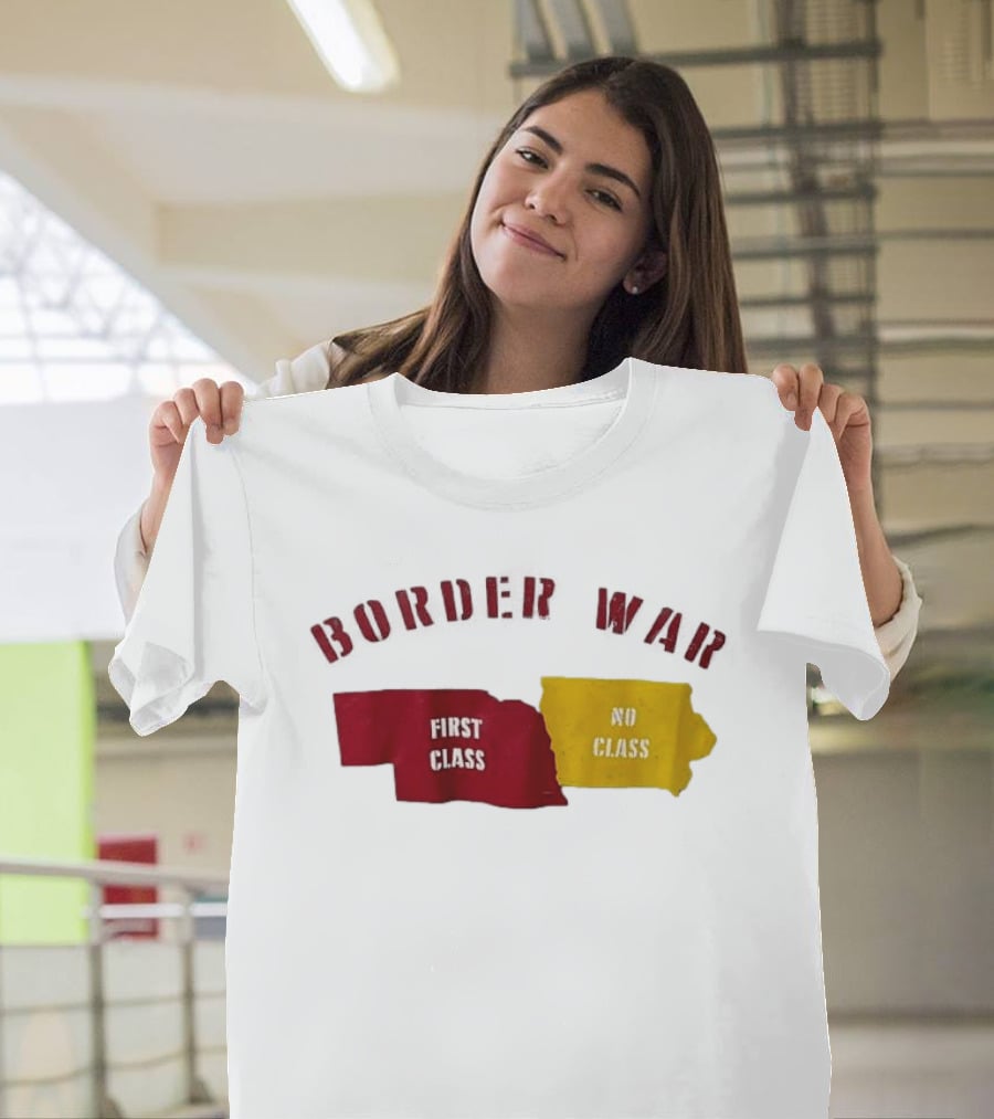 Border War First Class No Class Rivalry Kansas Missouri T-Shirt