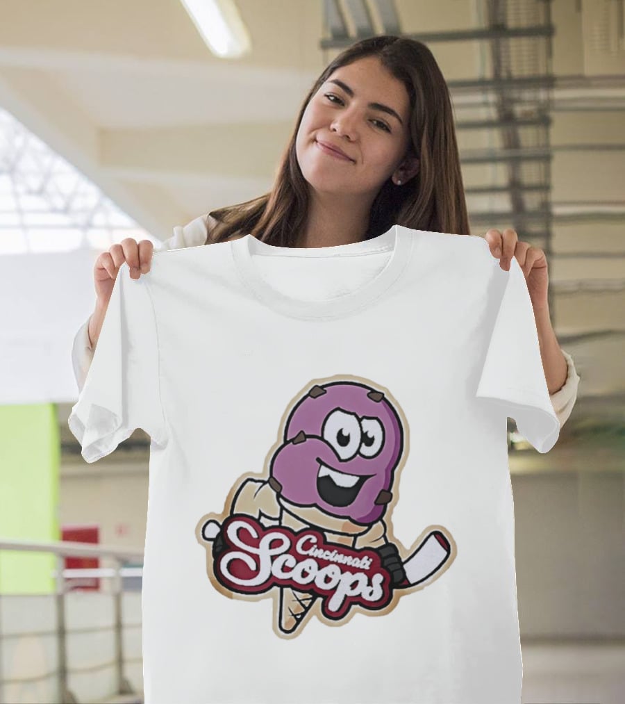 Cincinnati Scoops Hockey Ice Cream Cyclones T-Shirt
