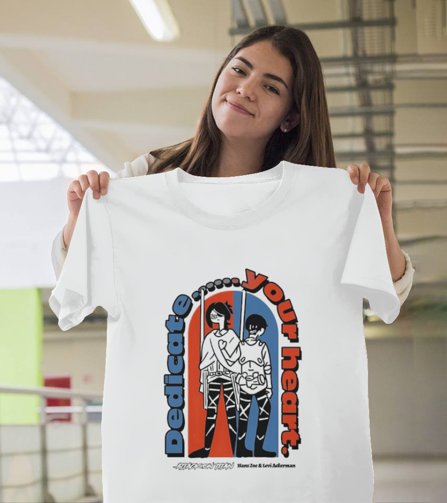 Dedicate Your Heart Attack On Titan Eren And Mikasa T-Shirt