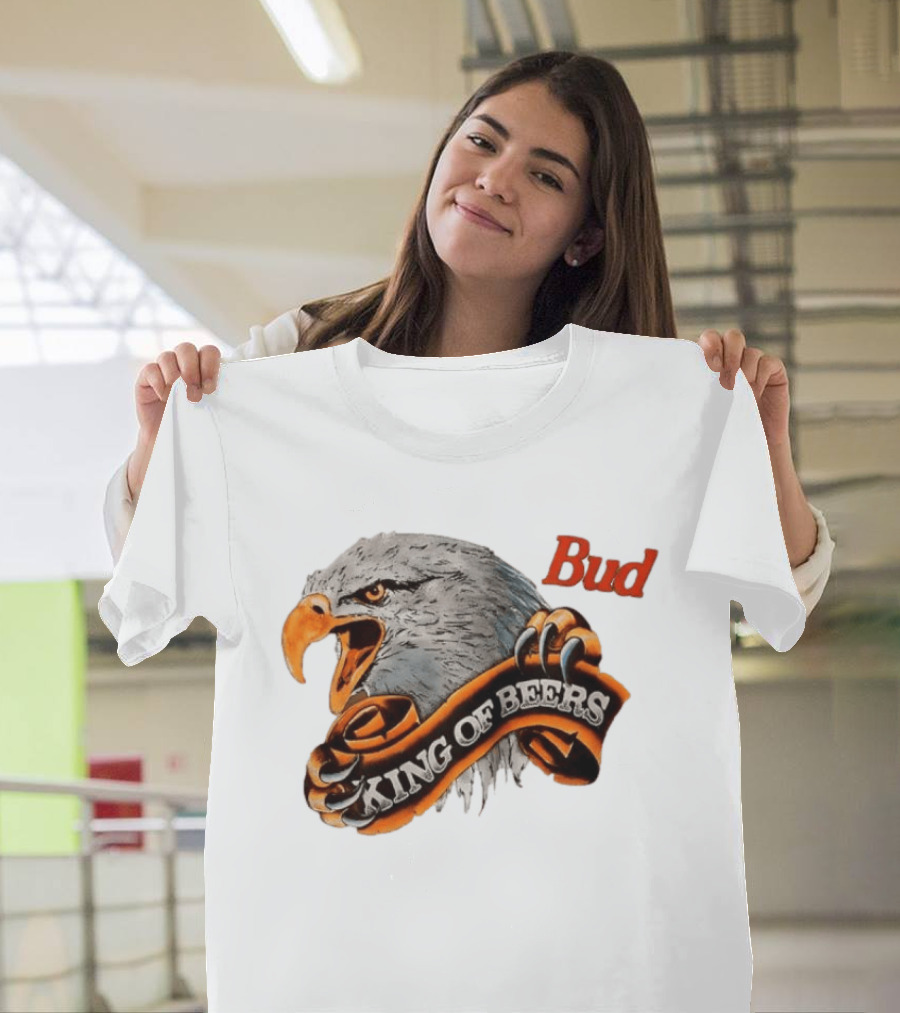Bud King Of Beers Anheuser Busch Eagle T-Shirt